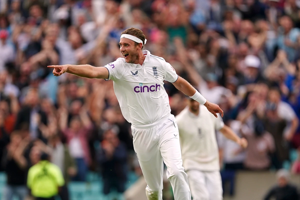 Stuart Broad ends career with electrifying final spell, leading England to a stunning 2-2 draw against Australia at The Oval.
