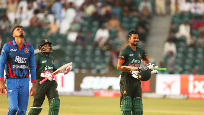 Shanto and Mehidy’s Centuries Lead Bangladesh to Victory