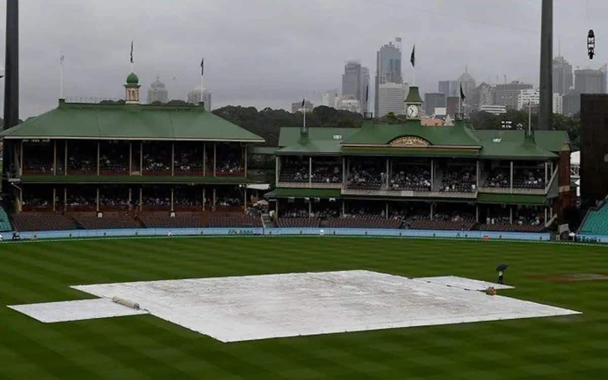 Rain In Cricket field