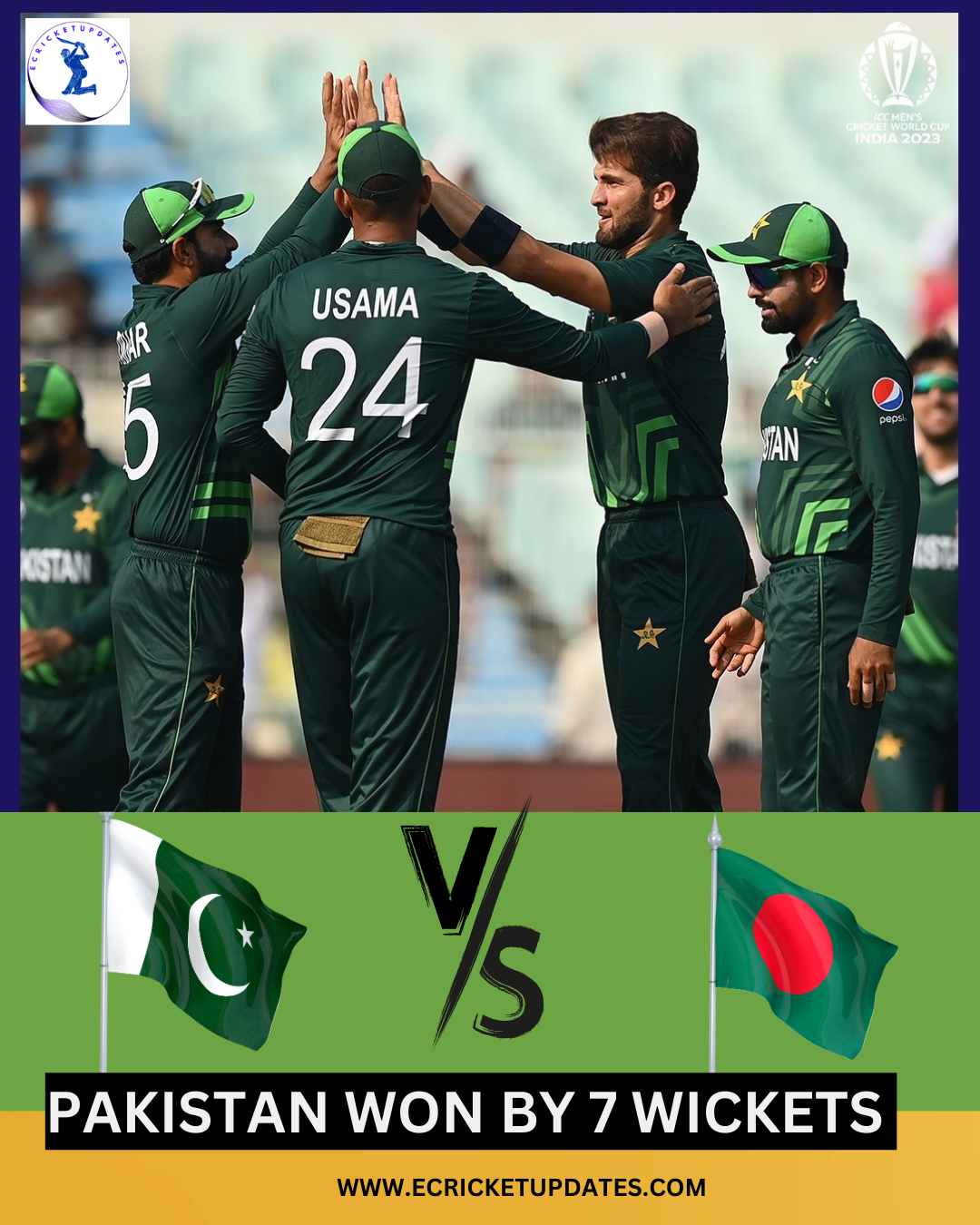 Pakistan vs Bangladesh World Cup 2023: Thrilling Match Highlights