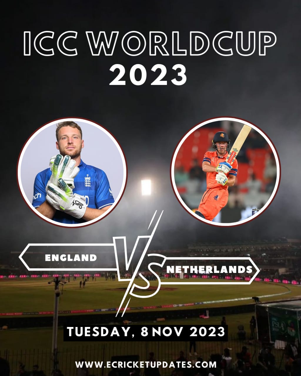 Netherlands vs. England A Battle of Redemption and Glory E Cricket