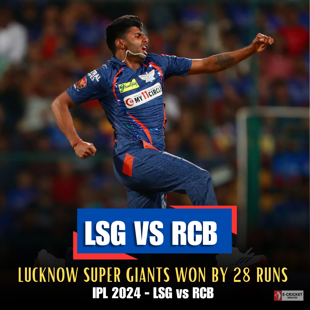 Dominant Lucknow Super Giants Secure Victory Against RCB