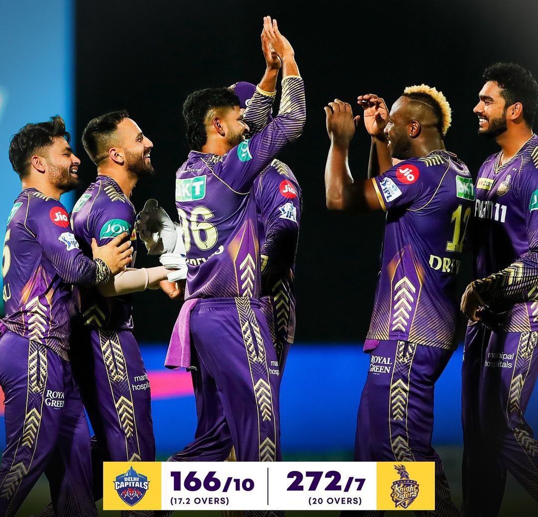 Kolkata Knight Riders Dominate with Second-Highest IPL Total